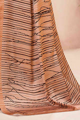 Buy Beige Crepe Abstract Print Saree Online - Zoom In