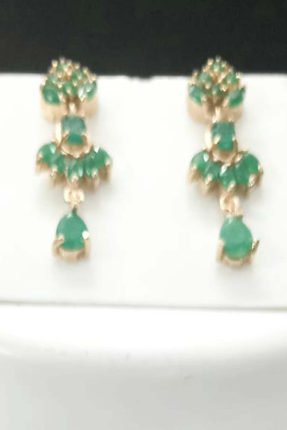 Buy Women's Brass Necklace Set in Green Online - Zoom In