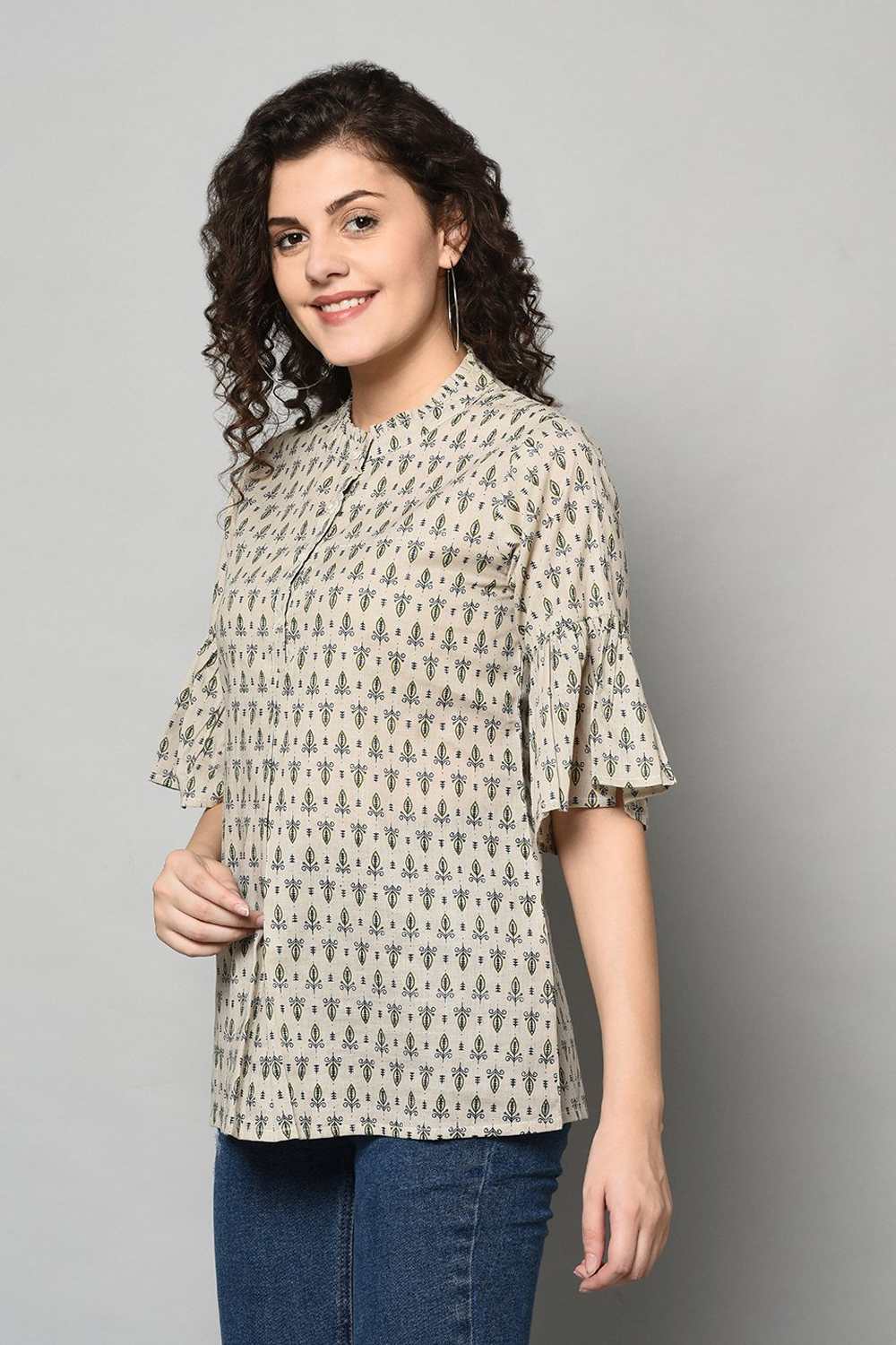 Shop Blended Cotton kalamkari Top Online