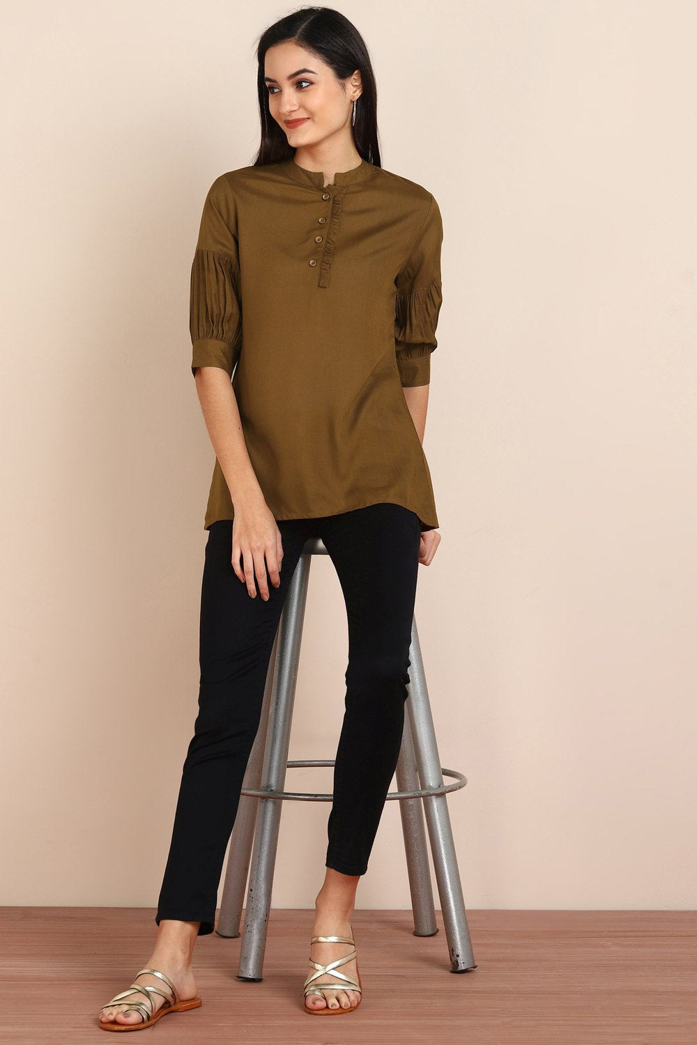 Buy Solid Top in Brown