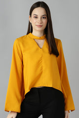 Shop Crepe Solid Top Online