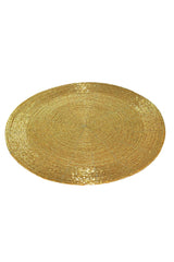 Beads Coaster Golden - Set Of 1